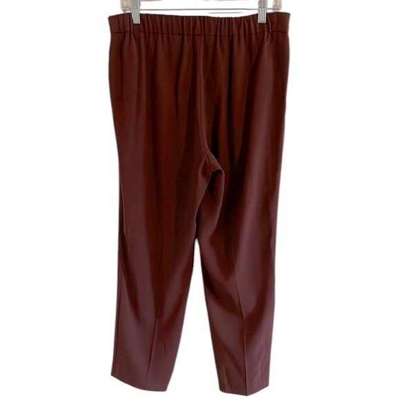 Babaton Aritzia Cropped Conan Pants Women’s Size 10 High Rise Pull On‎ Brown - Picture 5 of 9